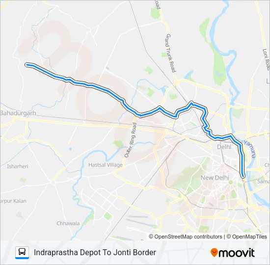 174B Bus Line Map