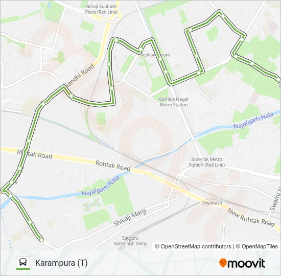 168 Bus Line Map
