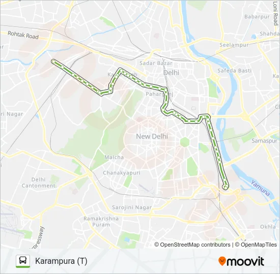 318 Bus Line Map