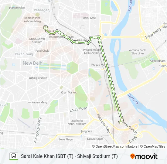 318 Bus Line Map