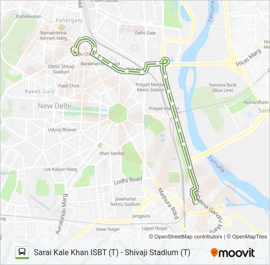 318 Bus Line Map
