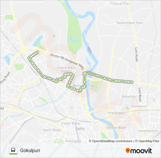 333 Bus Line Map