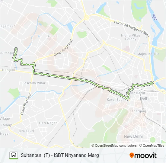 992 Bus Line Map