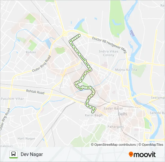181A Bus Line Map