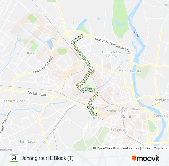 181A Bus Line Map