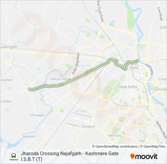817N Bus Line Map
