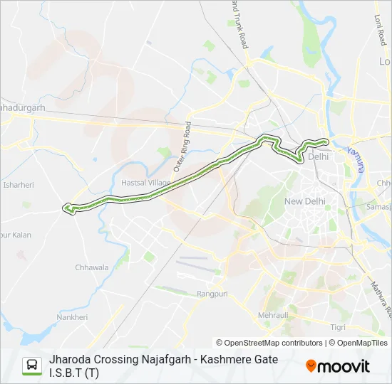 817N Bus Line Map