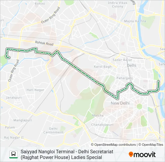 910L Bus Line Map