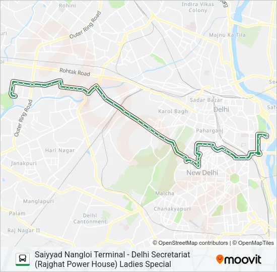 910L Bus Line Map