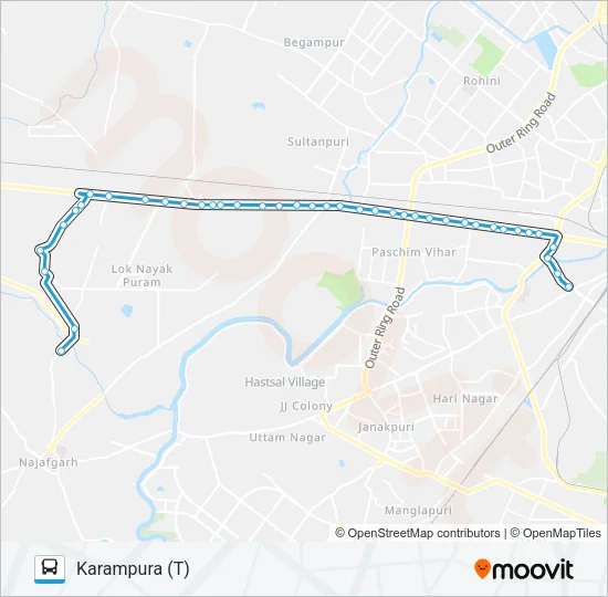 934 Bus Line Map