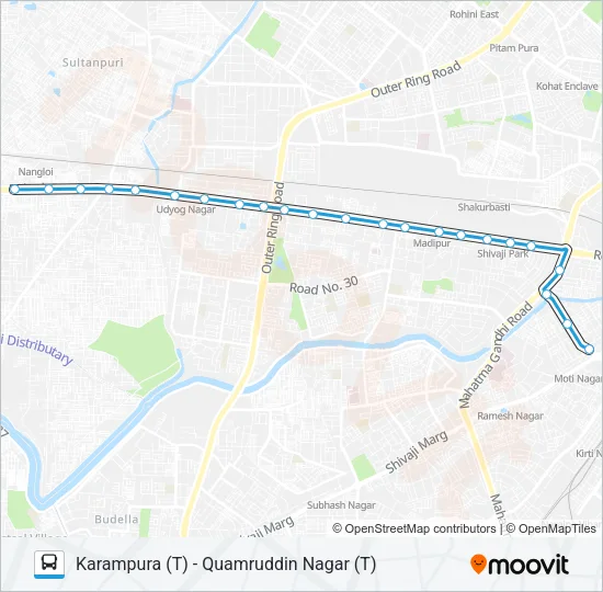 934 Bus Line Map