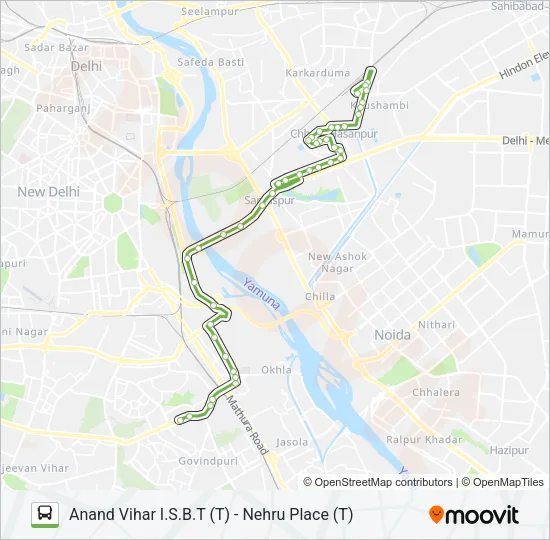 534 Bus Line Map