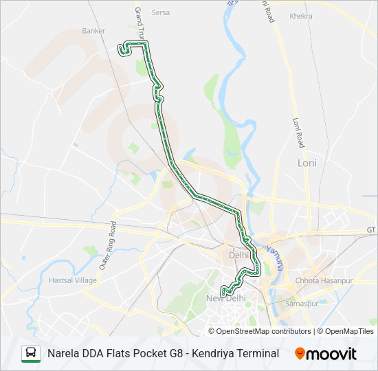 120C Bus Line Map