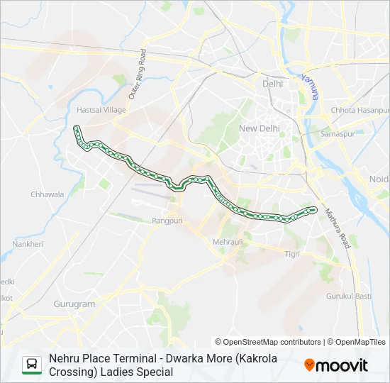 764LS Bus Line Map