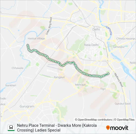 764LS Bus Line Map
