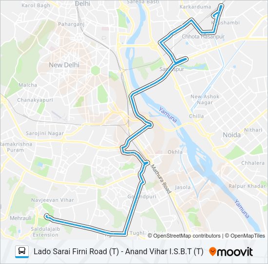 469 Route: Schedules, Stops & Maps - Lado Sarai Firni Road (T) (Updated)