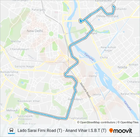469 Bus Line Map