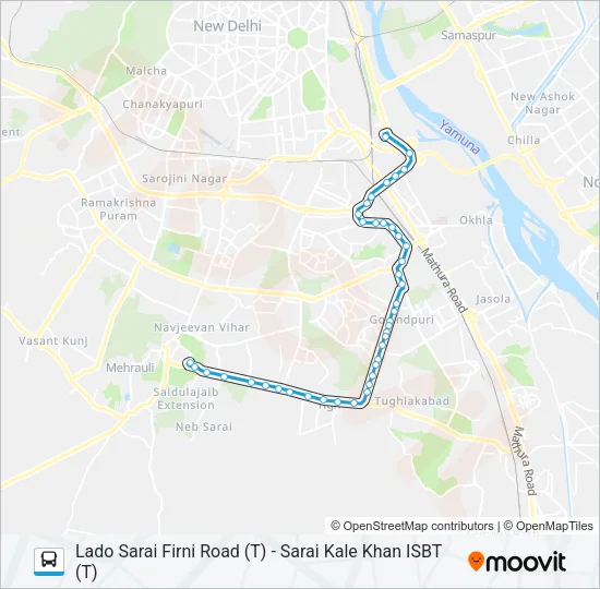469 Bus Line Map