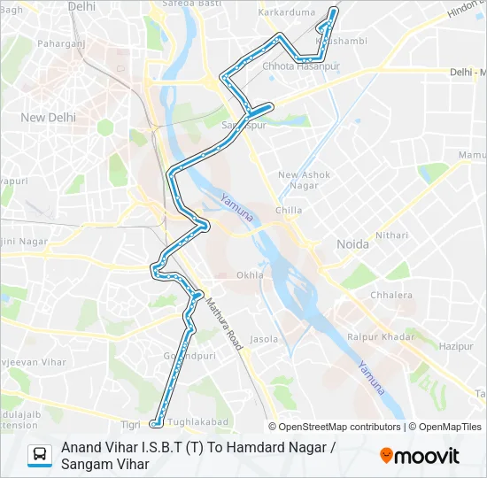 469 Bus Line Map