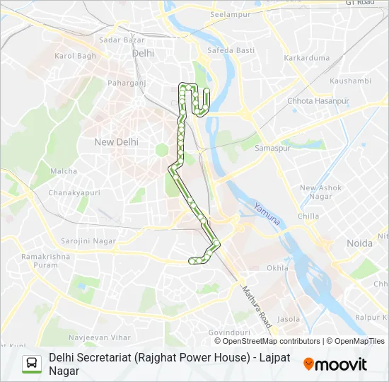 334 Bus Line Map