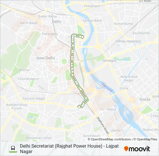 334 Bus Line Map