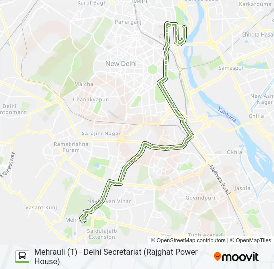 334 Bus Line Map