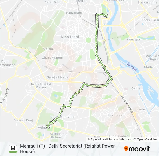 334 Bus Line Map