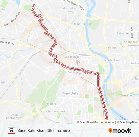 3 Bus Line Map