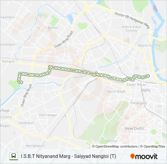 233STL Bus Line Map