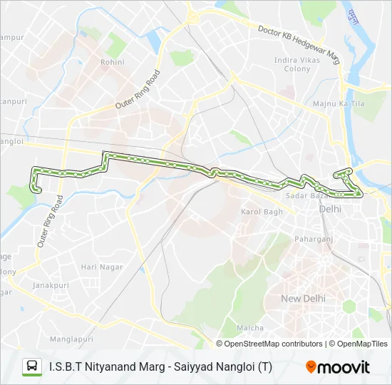 233STL Bus Line Map