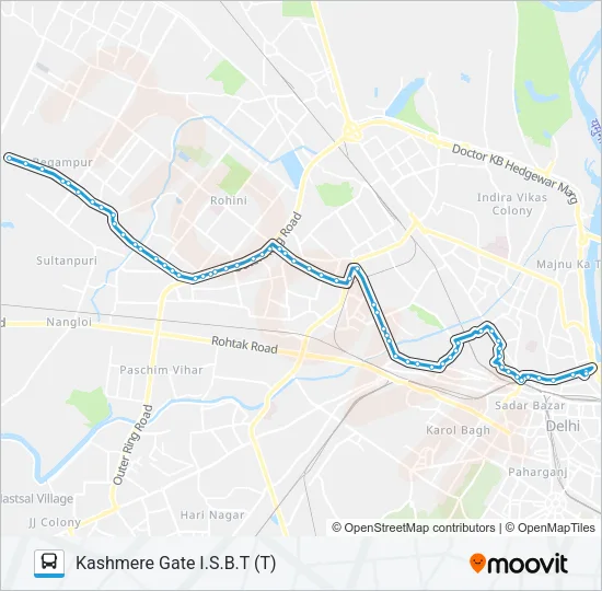 182A Bus Line Map