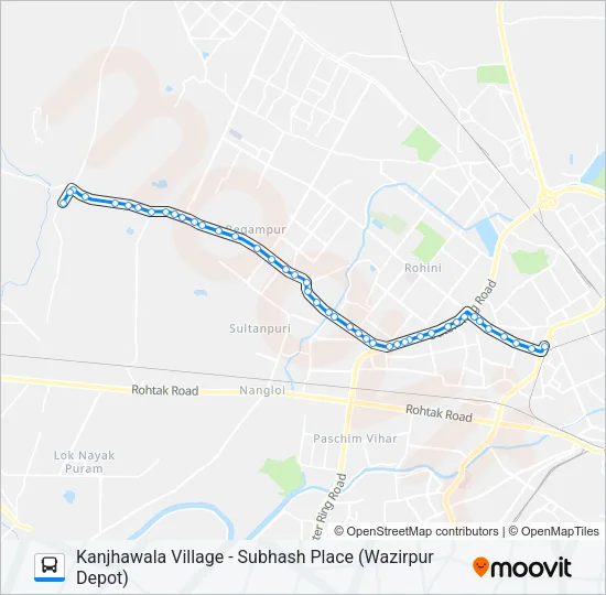 182A Bus Line Map