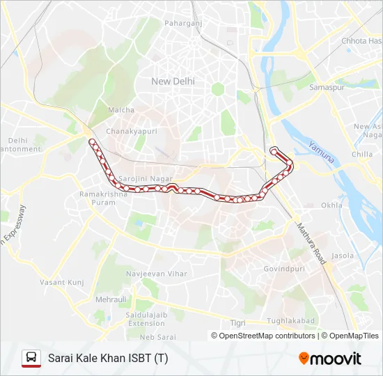 567 Bus Line Map