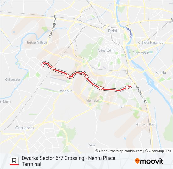 DS-1 Bus Line Map