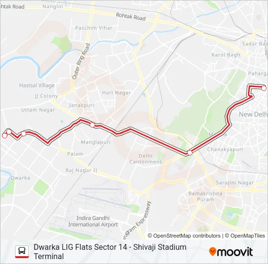 DS-4 Bus Line Map