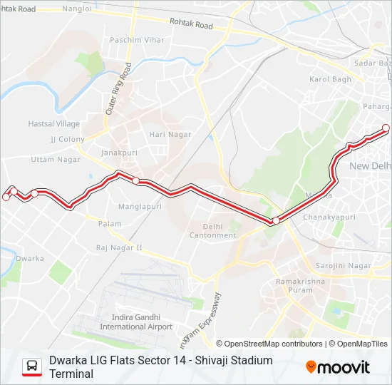 DS-4 Bus Line Map