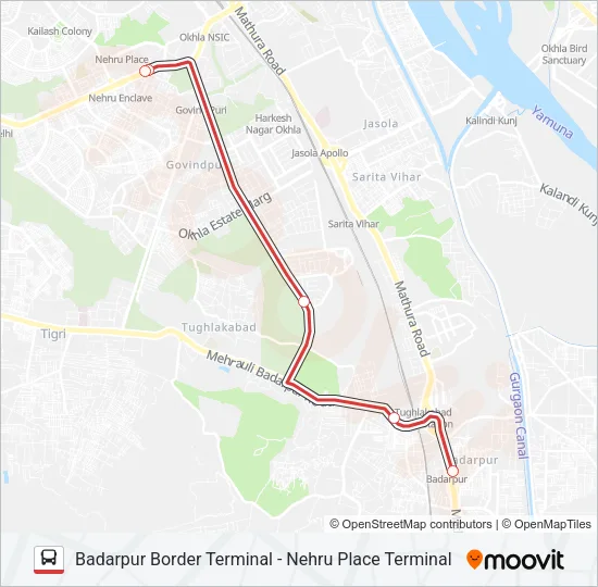 DS-9 Bus Line Map