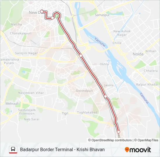 DS-10 Bus Line Map