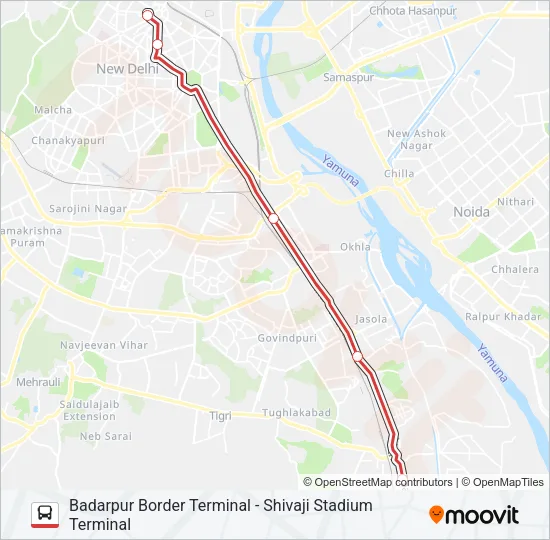 DS-12 Bus Line Map
