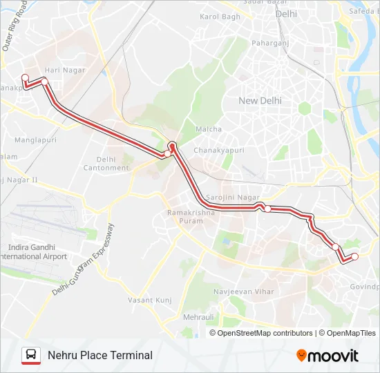 DS-13 Bus Line Map