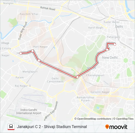 DS-16 Bus Line Map