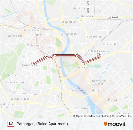 DS-19 Bus Line Map