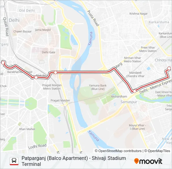 DS-20 Bus Line Map