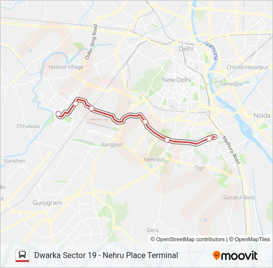 DS-22 Bus Line Map
