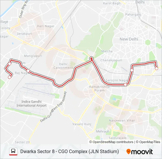 DS-23 Bus Line Map