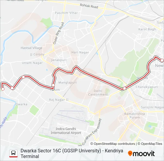 DS-25 Bus Line Map