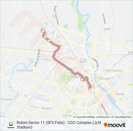 DS-33 Bus Line Map