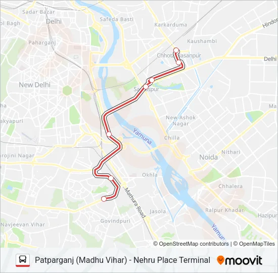 DS-37 Bus Line Map