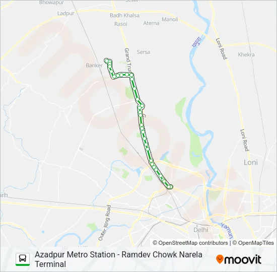 ML-96 Bus Line Map