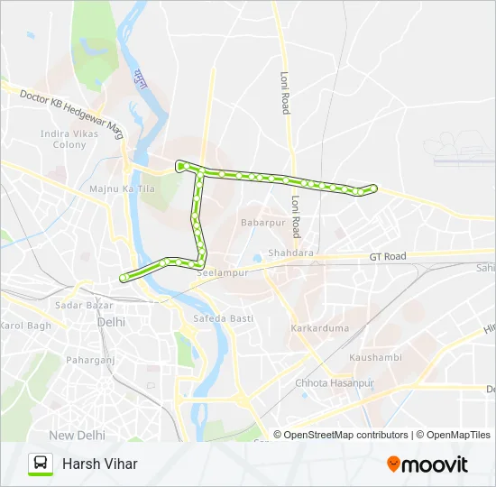 MC-127 Bus Line Map
